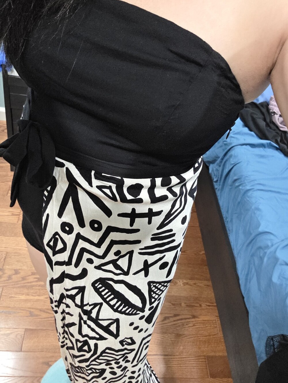 silence + noise Black and White Tribal Two-Piece Set